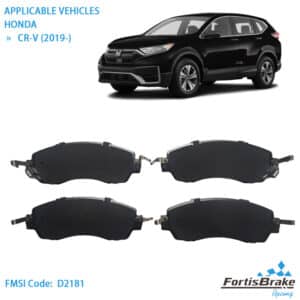 2018 honda crv brake pads front replacement