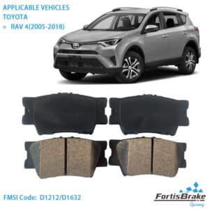 2018 toyota rav4 brake pads premium ceramic set