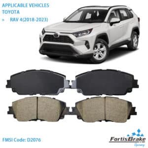 2020 rav4 brake pads front rear ceramic wholesale