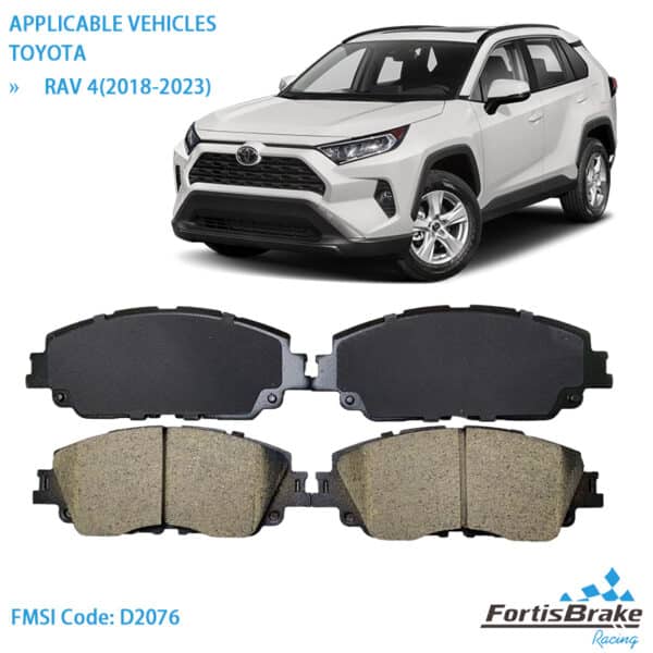 2020 rav4 brake pads front rear ceramic wholesale