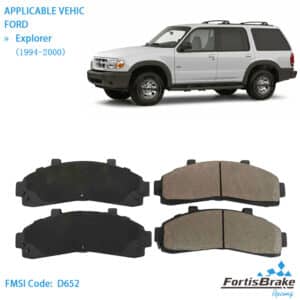 Brake Pads For A 2002 Ford Explorer D652 Professional Quality
