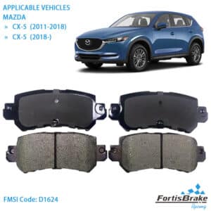 Mazda CX5 Rear Brake Pads Professional Quality Manufacturing