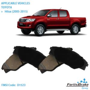 Premium Brake Pad Hilux 2016 2018 2019 Complete Set
