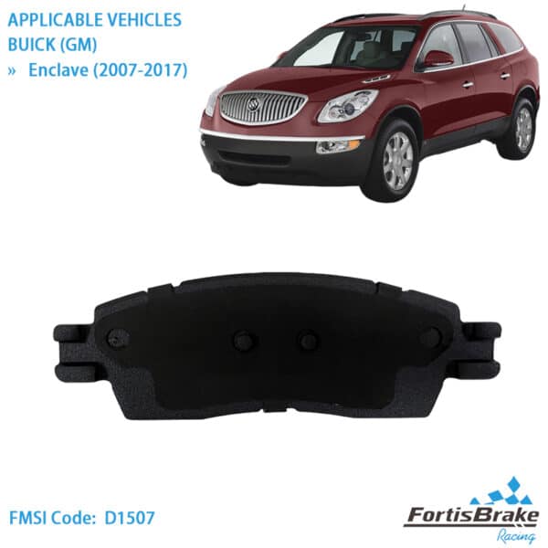 best brake pads for buick enclave premium ceramic d1507