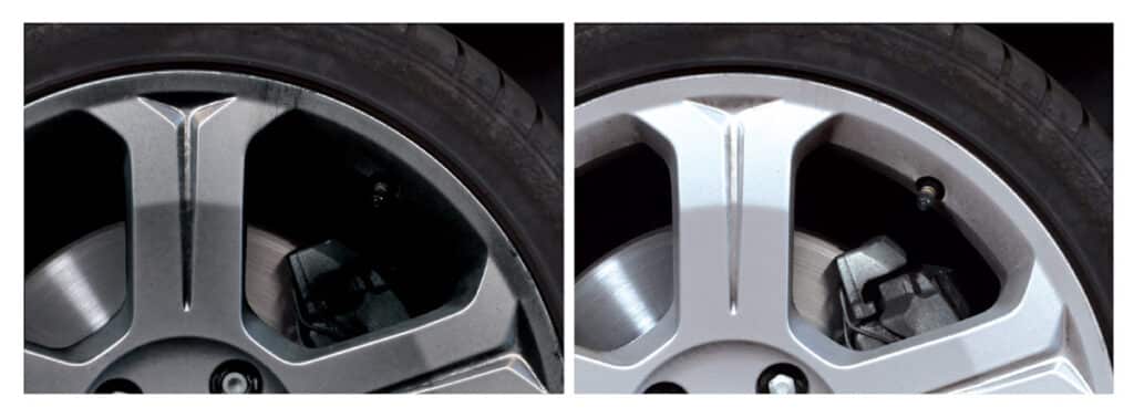 brake pad dust comparison wheel cleanliness ceramic vs metallic