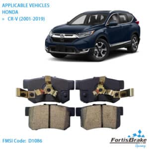 brake pads for 2013 honda crv front rear