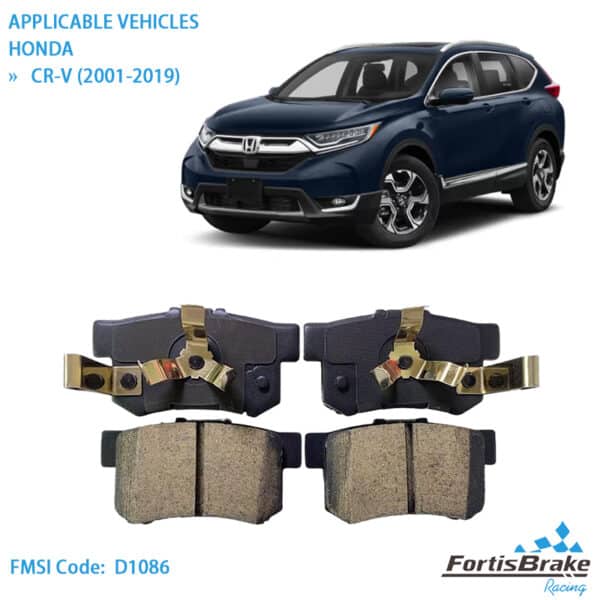 brake pads for 2013 honda crv front rear