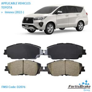 competitive brake pad innova price wholesale supply