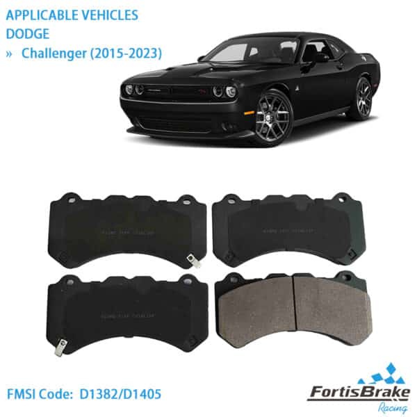 dodge challenger brake pads factory supply