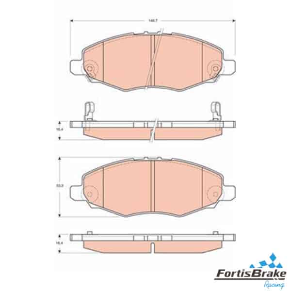 high quality toyota innova brake pad price