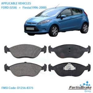 Premium Ford Fiesta Brake Pads - FMSI D1256-8375
