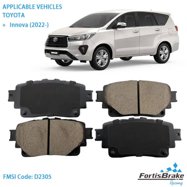 premium innova front brake pad wholesale supply