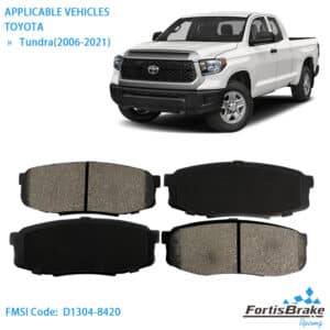 toyota tundra brake pads fmsi d1304 8420 oem quality
