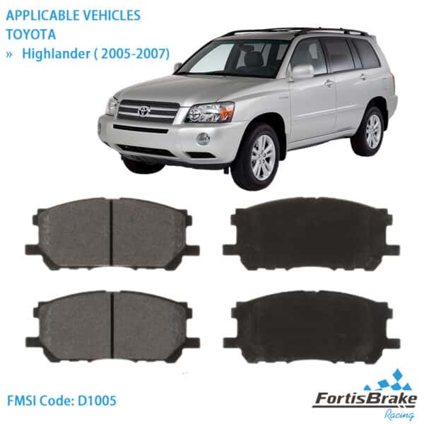 Toyota Highlander Front Brakes Complete Assembly Set