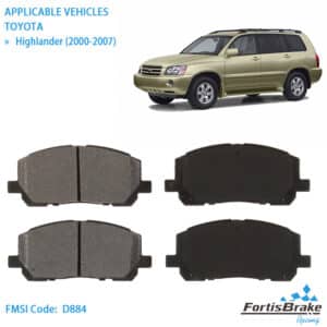 Toyota Highlander OEM Brake Pads Front Set