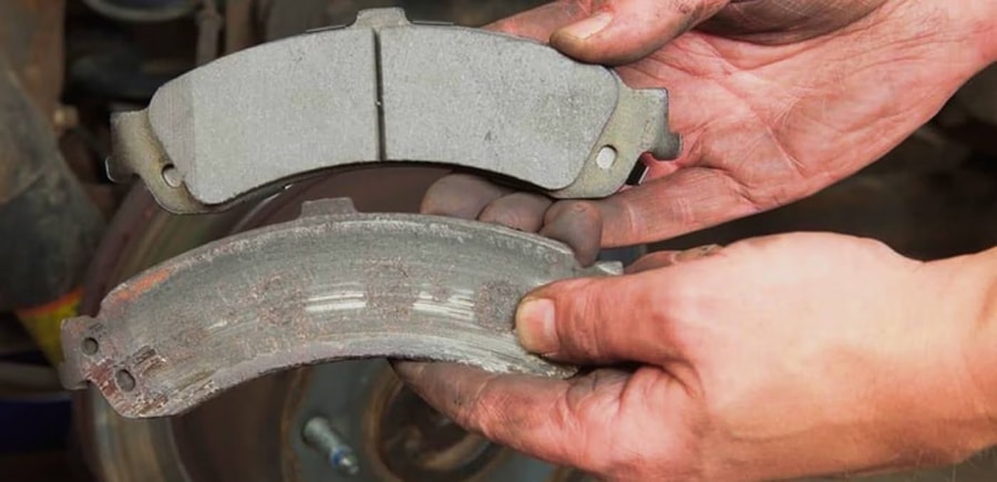 brake pad wear comparison