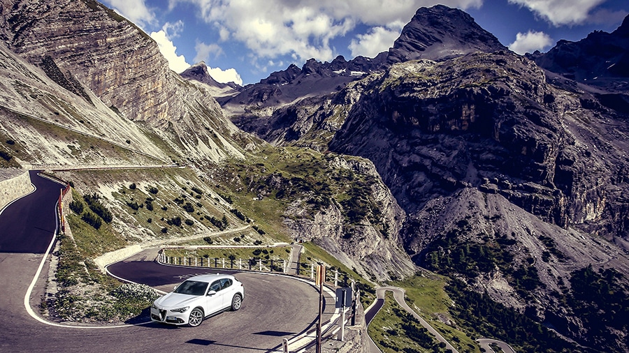 stelvio pass mountain brake testing