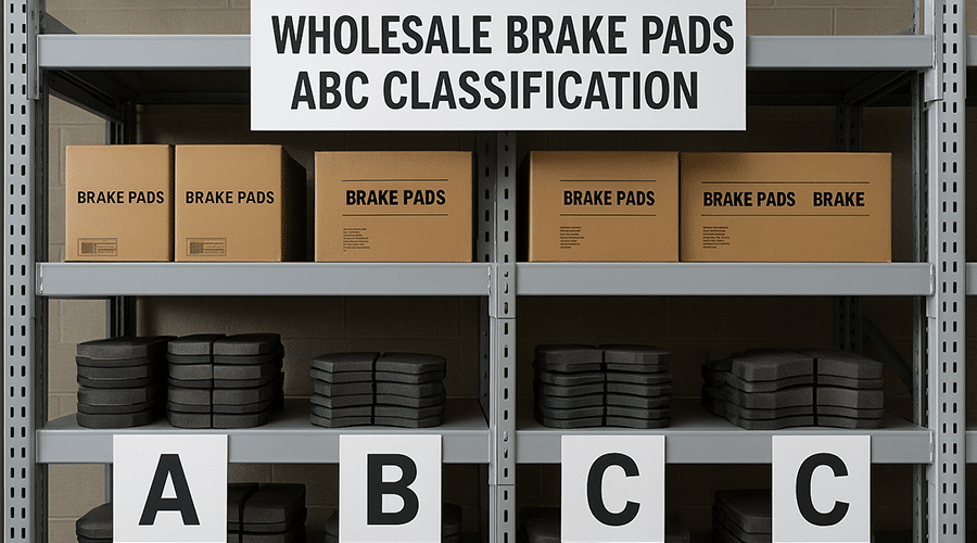 wholesale brake pads abc classification inventory management warehouse organization system