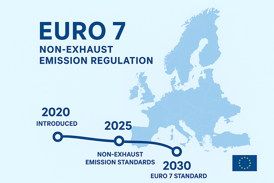 euro7 non exhaust emission regulation infographic