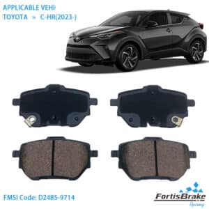 2018 Toyota CHR Front Brake Pads OE Replacement