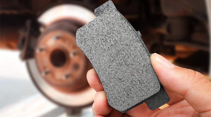 ceramic brake pads testing in automotive lab