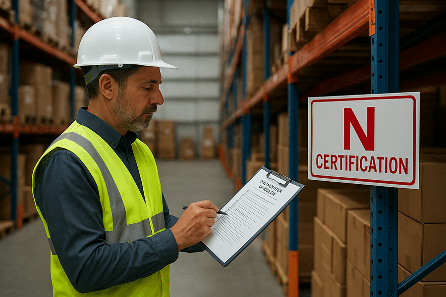 distributor checklist compliance audit level n certification warehouse inspection